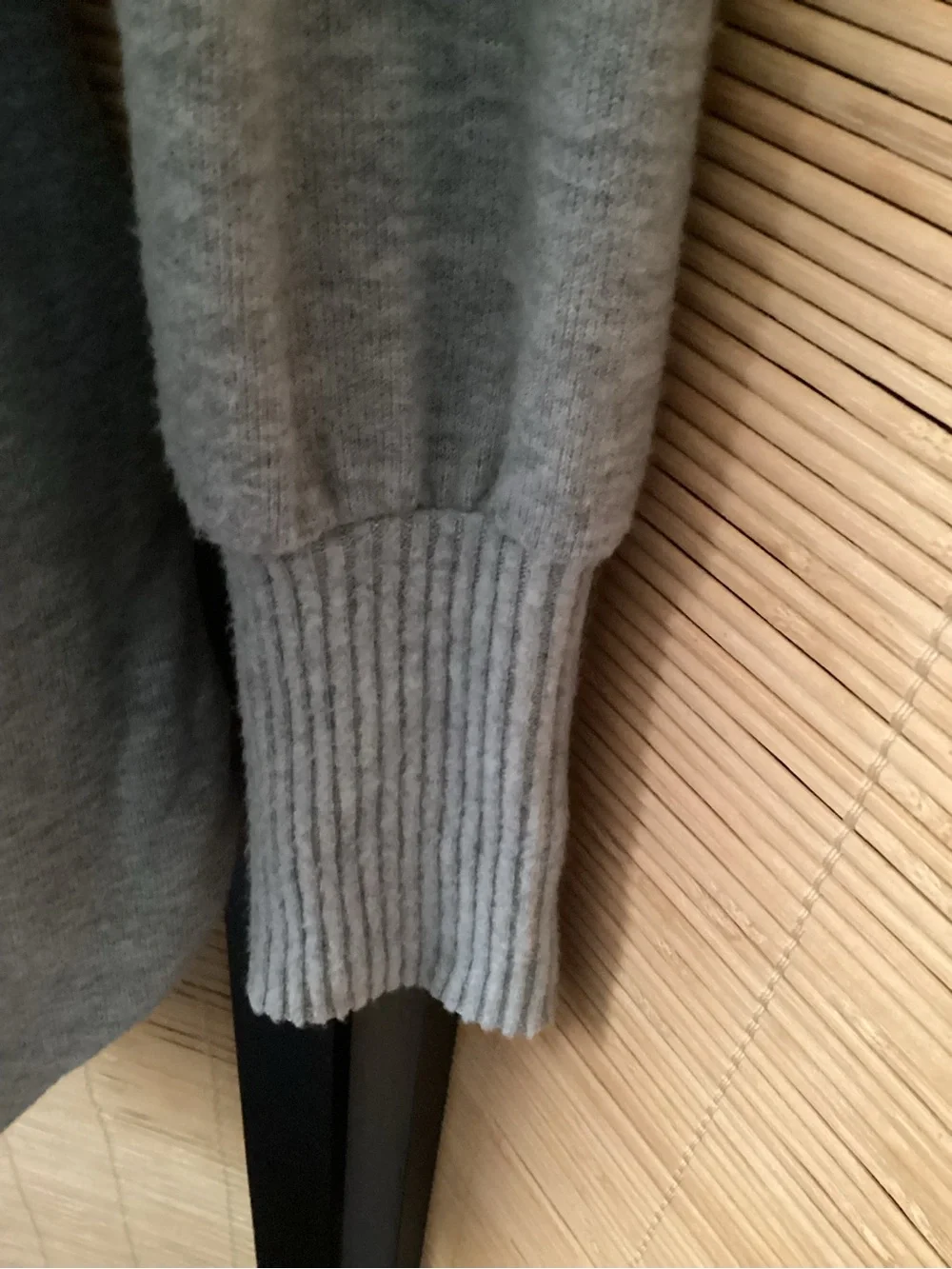 NWT LOFT Light Gray Scoop Neck Oversized Sweater XS soft multi-season